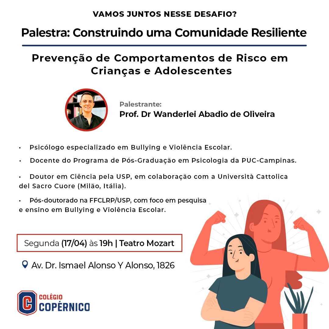 Palestra Construindo uma comunidade resiliente