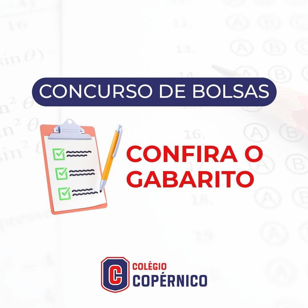 Gabarito Concurso de Bolsas