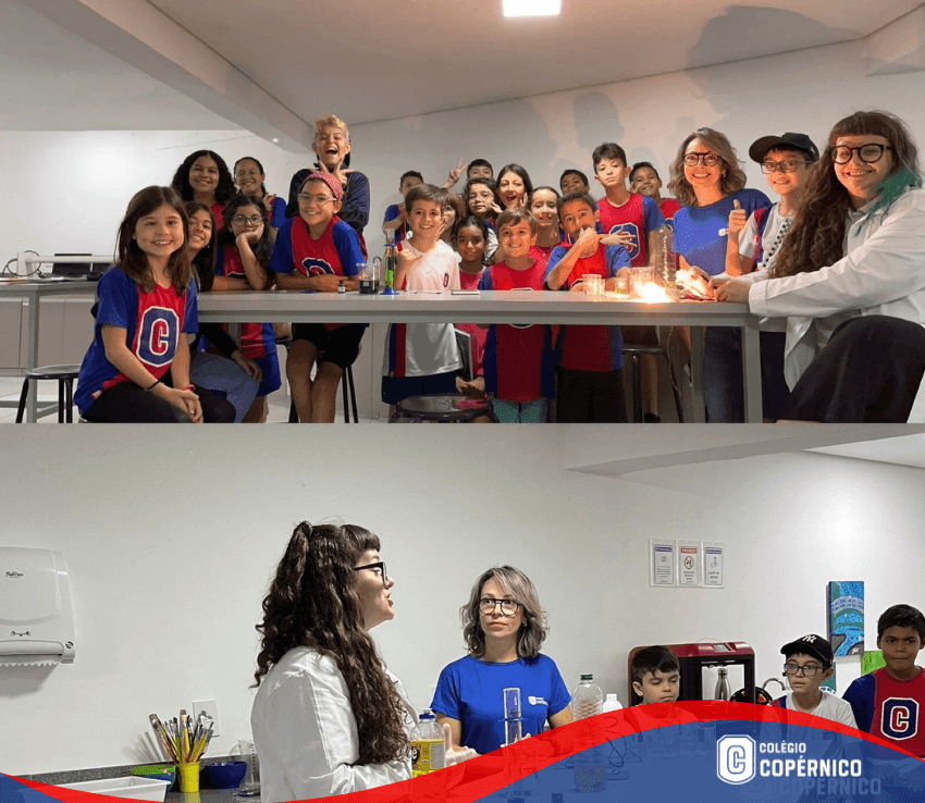 Turma do 5°A estuda propriedades das matérias