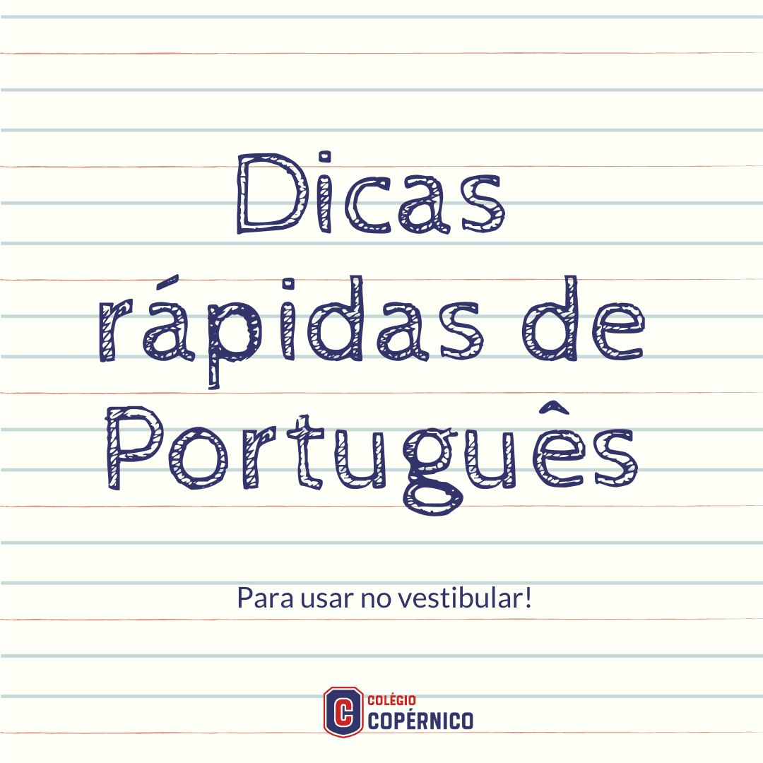 Dicas rápidas de Português