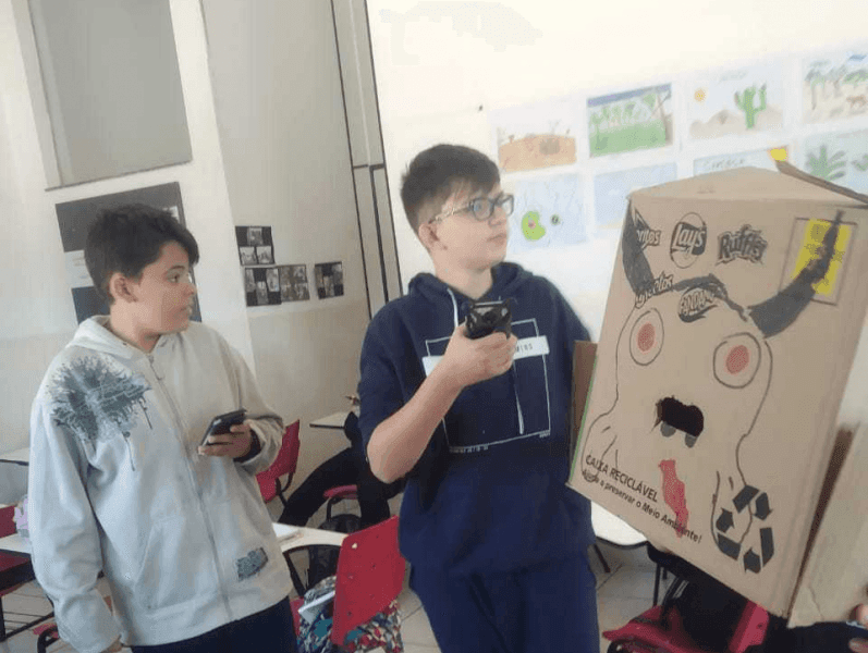 Encenação para Festa Junina