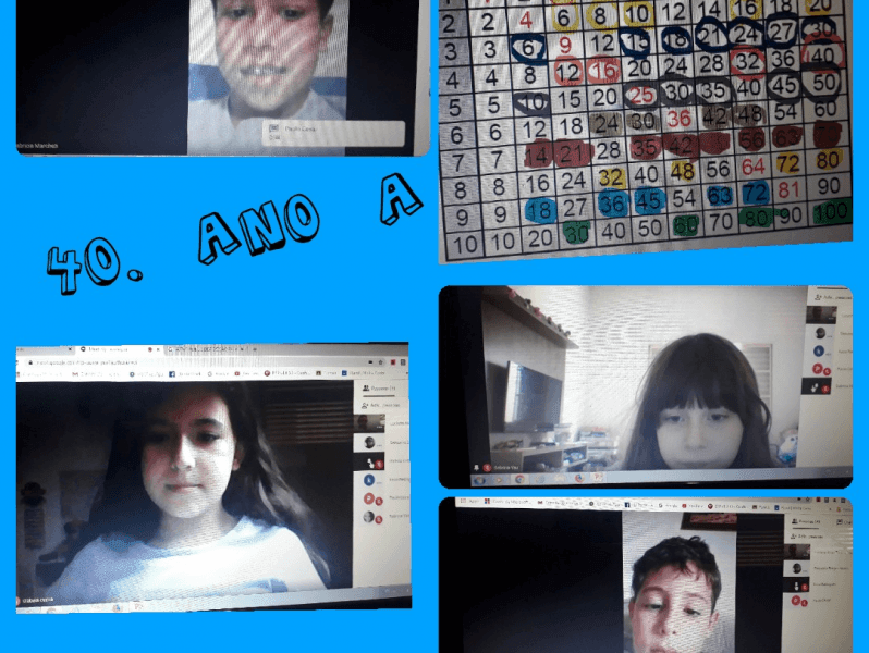 Aulas de Português e Matemática